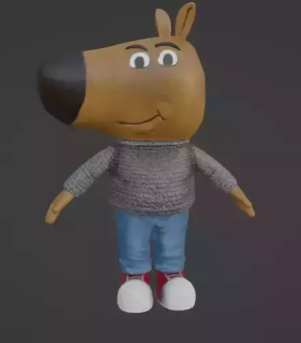 Chill Man 3D Rigged Character