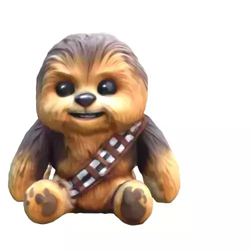 chewbacca Doll Low-poly 3D model