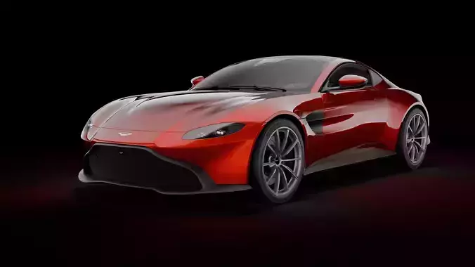 Aston Martin Vantage Free 3D model