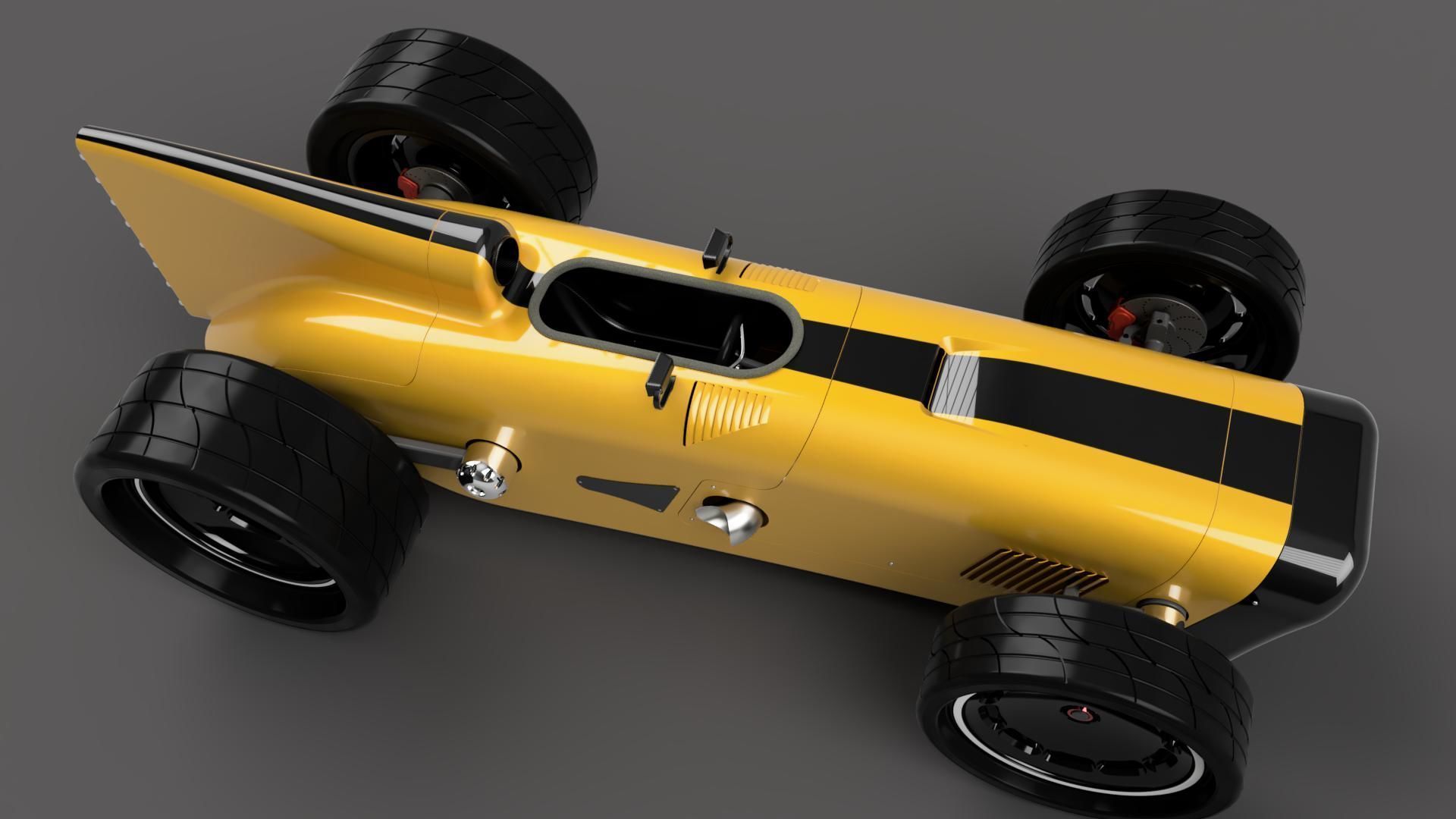 sportcar 3D model_2