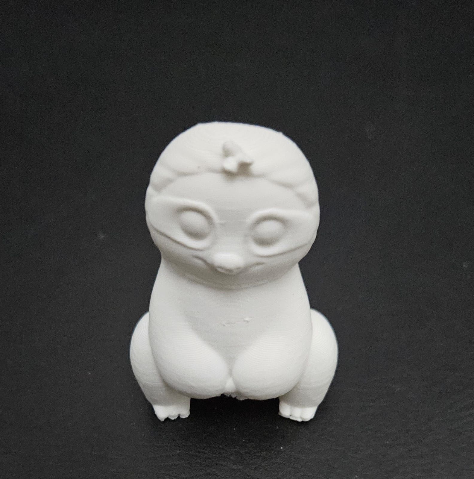 Cartoon Sitting Sloth 3D print model_14