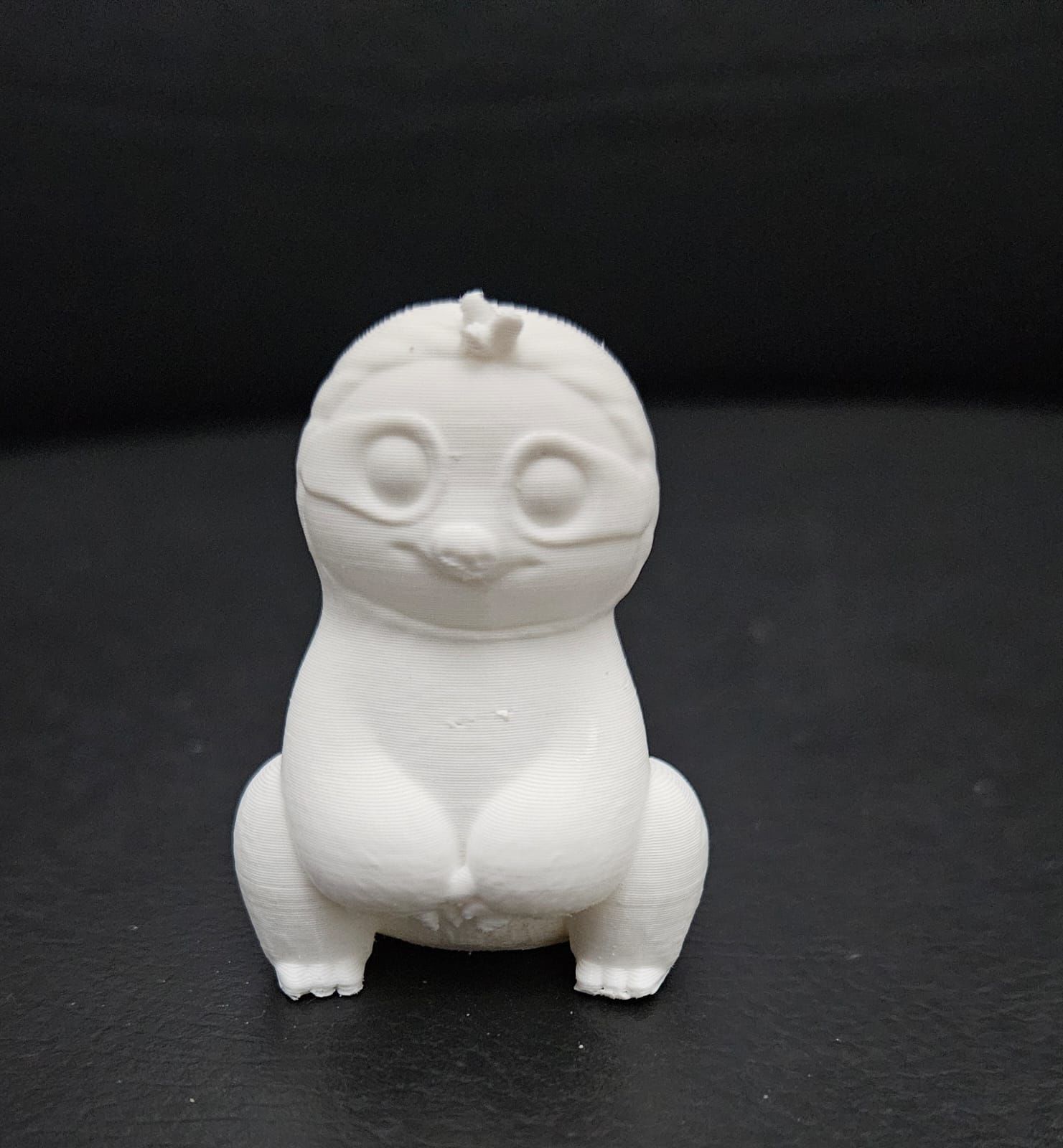 Cartoon Sitting Sloth 3D print model_13