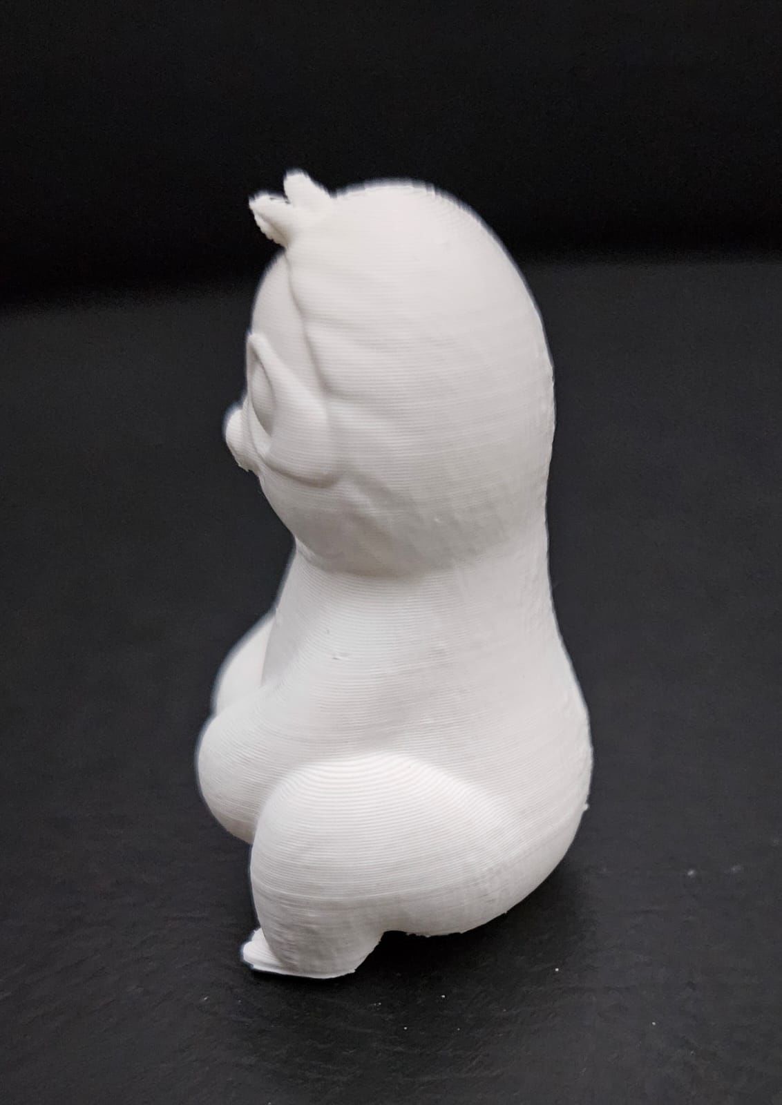 Cartoon Sitting Sloth 3D print model_7