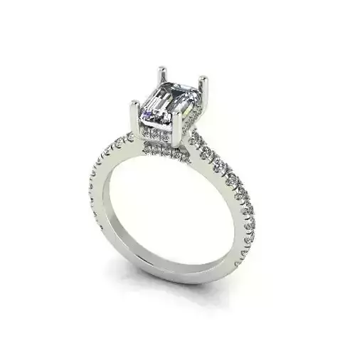 Solitaire ring Model 6604