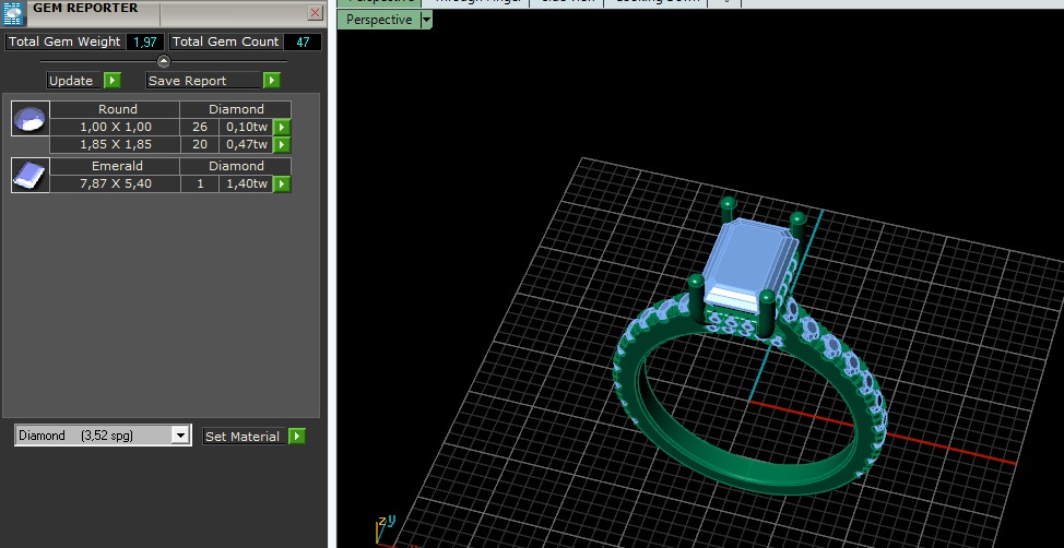 Solitaire ring Model 6604 3D print model_7