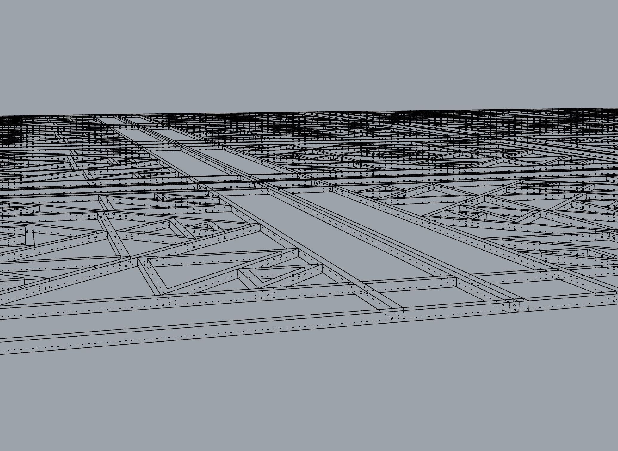 Gold Pattern Decorative Panel Free 3D model_9