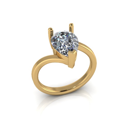 Ring pear Model 6575 3D print model_1