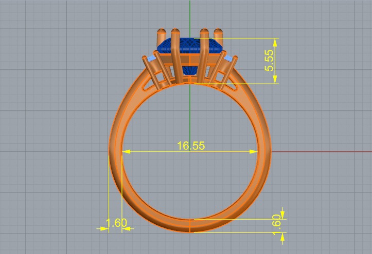 Ring heart Model 6565 3D print model_5