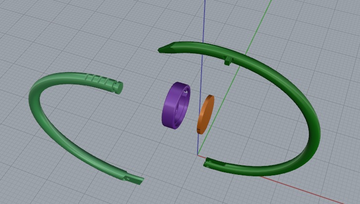 Bracelet size 13 Model 6563 3D print model_4