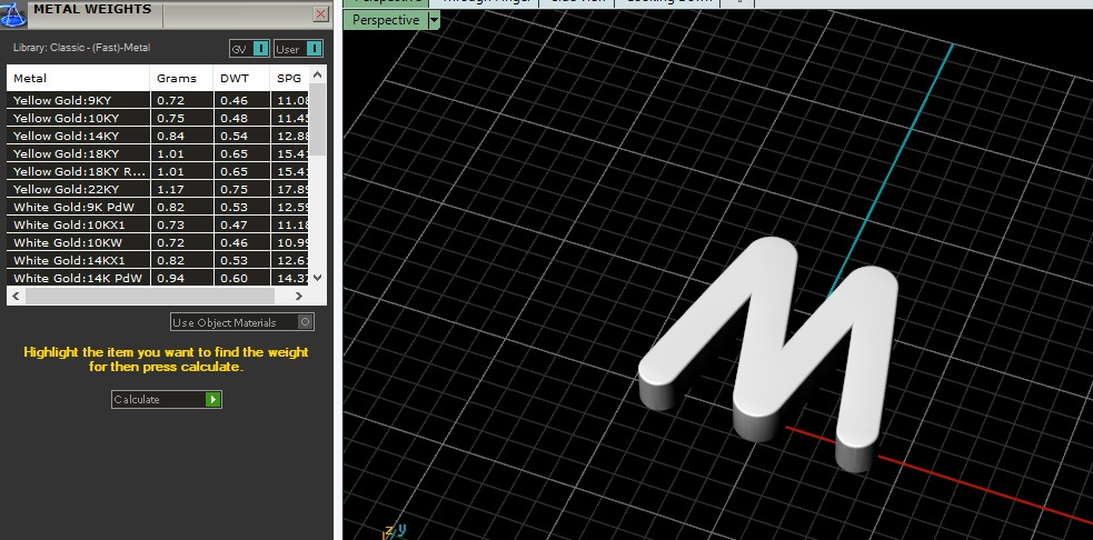 Letter M Model 6562 3D print model_7