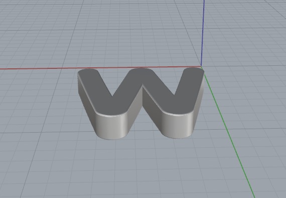 Letter M Model 6562 3D print model_4