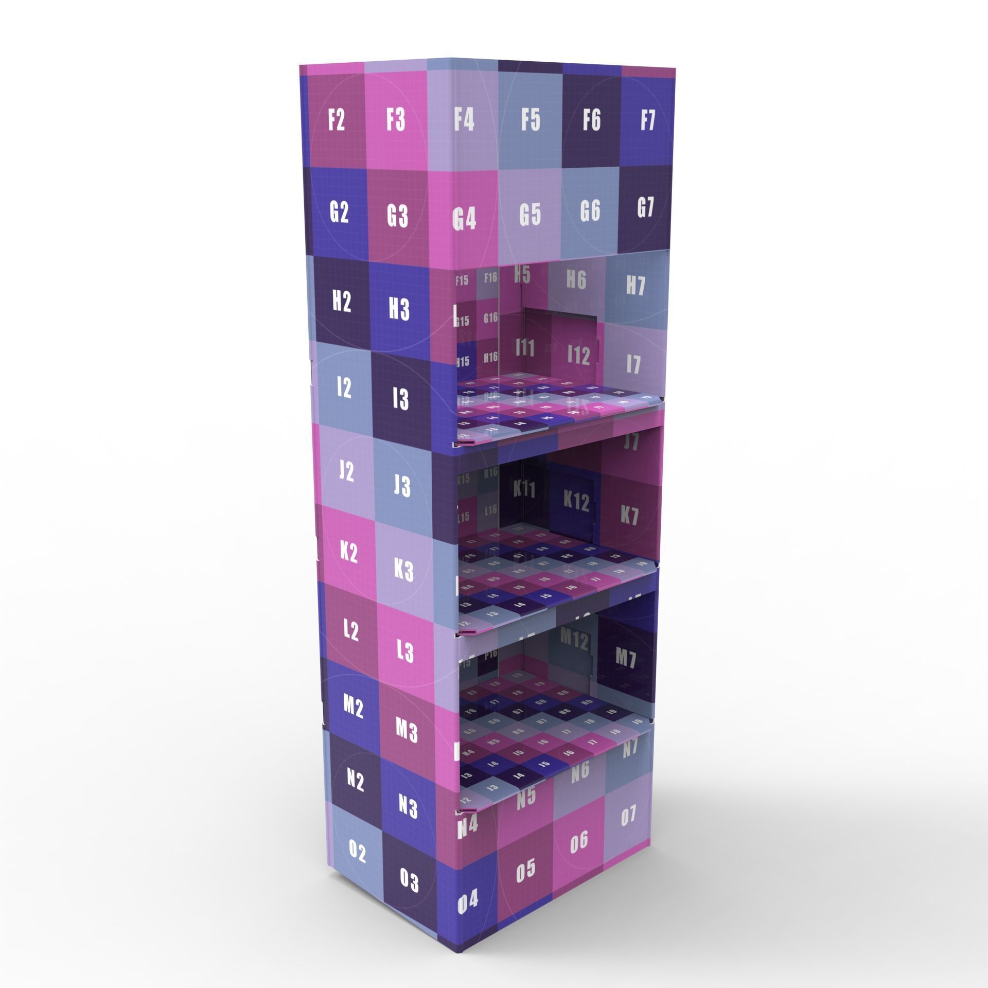Point of Sale Cardboard Display Stand Texture_6