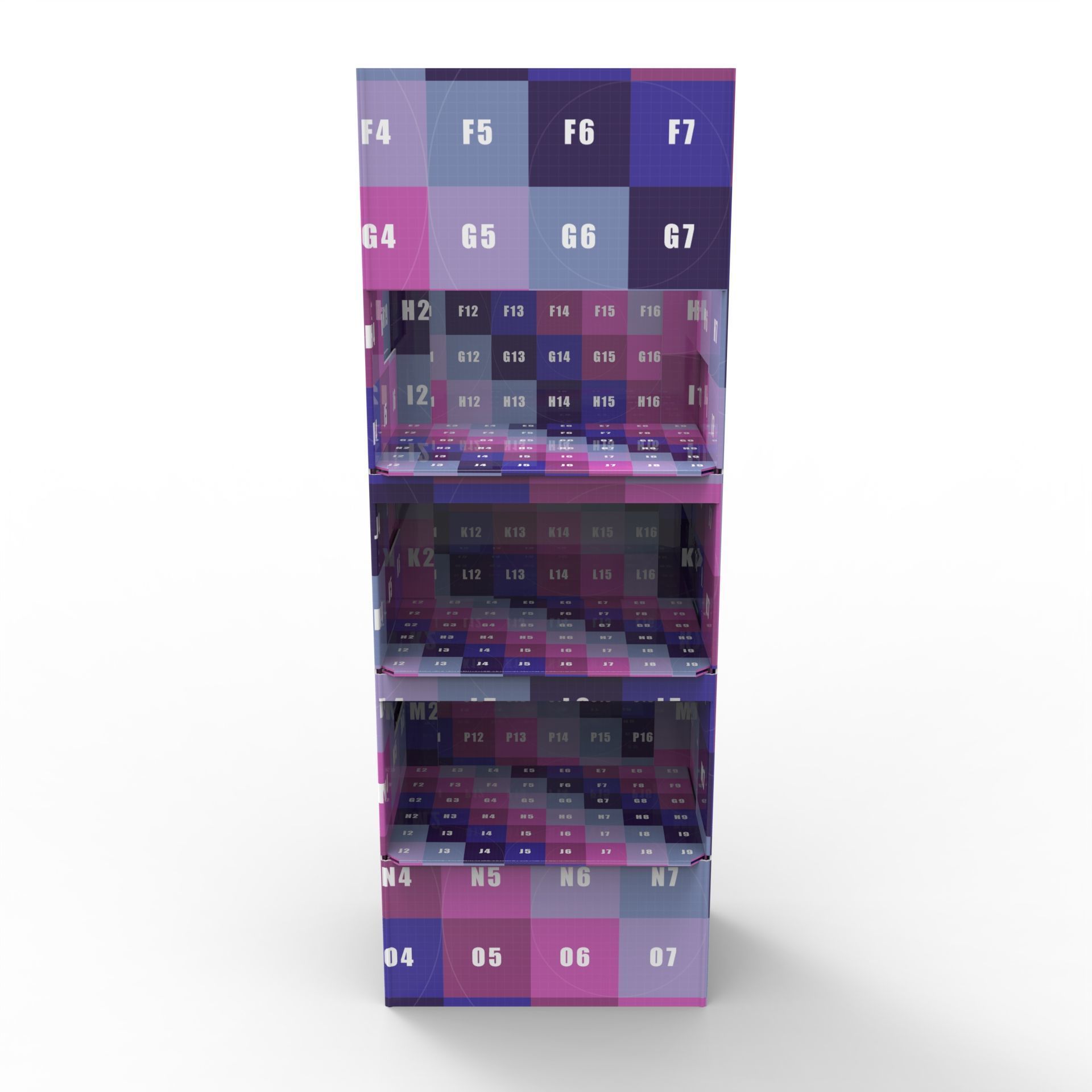 Point of Sale Cardboard Display Stand Texture_7