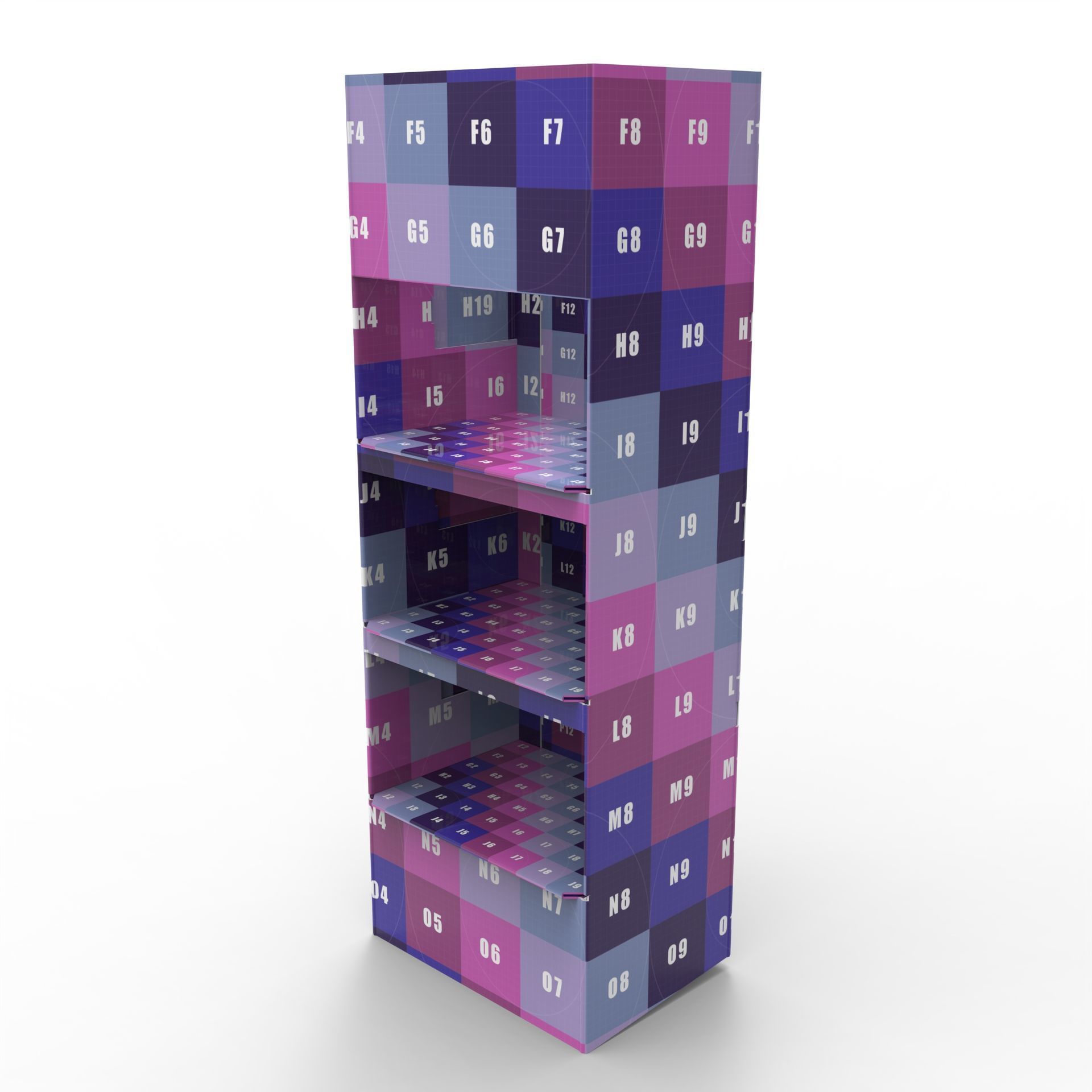 Point of Sale Cardboard Display Stand Texture_8
