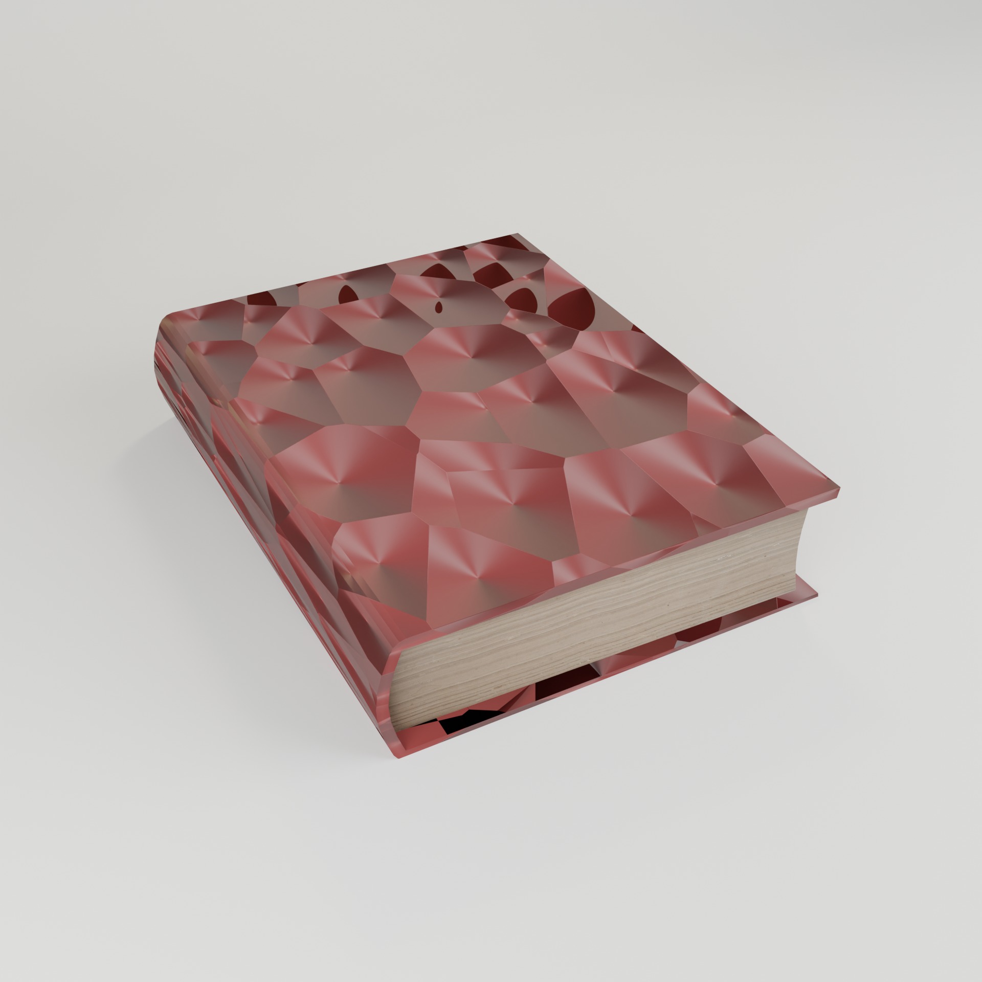 Closed book 3D model_1
