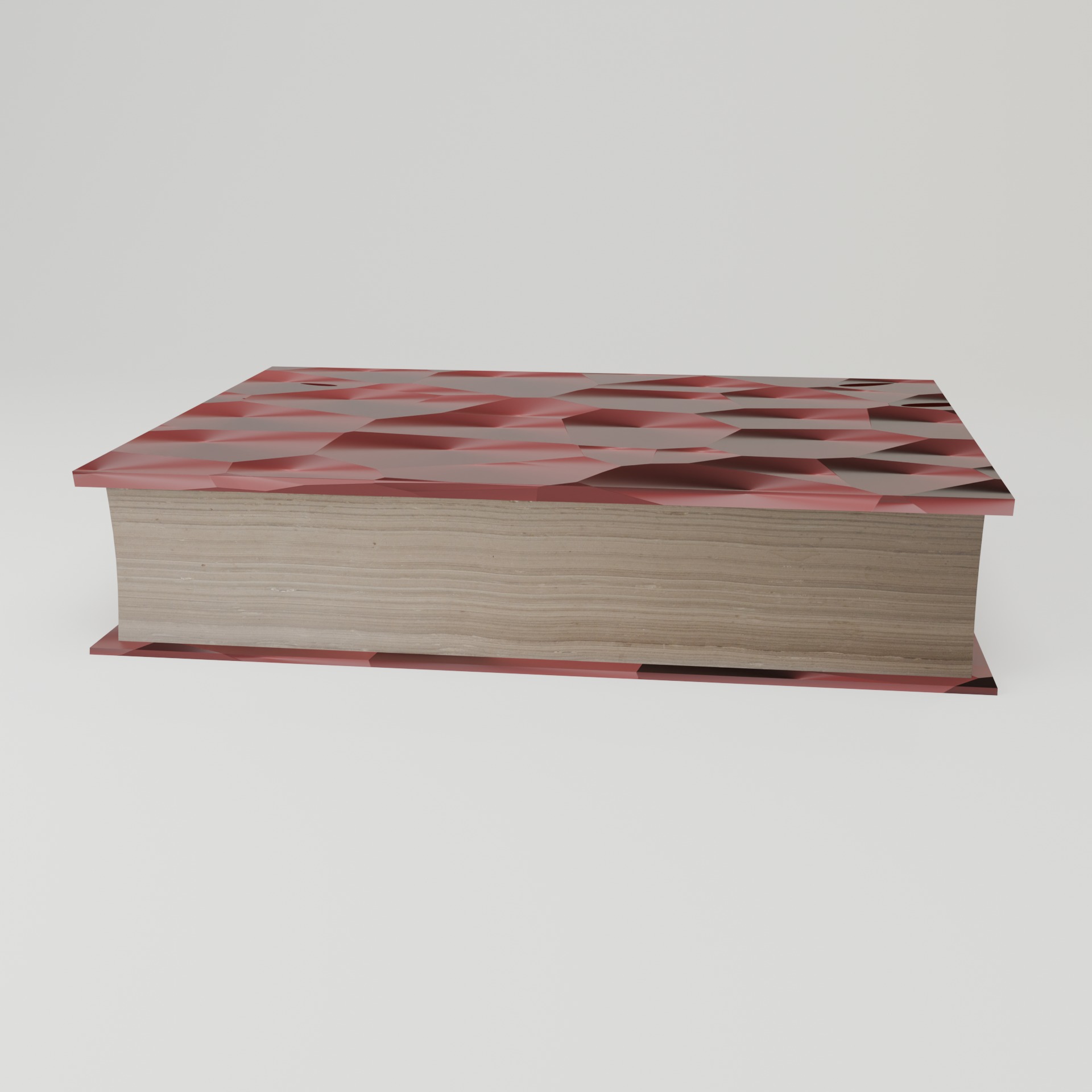 Closed book 3D model_3