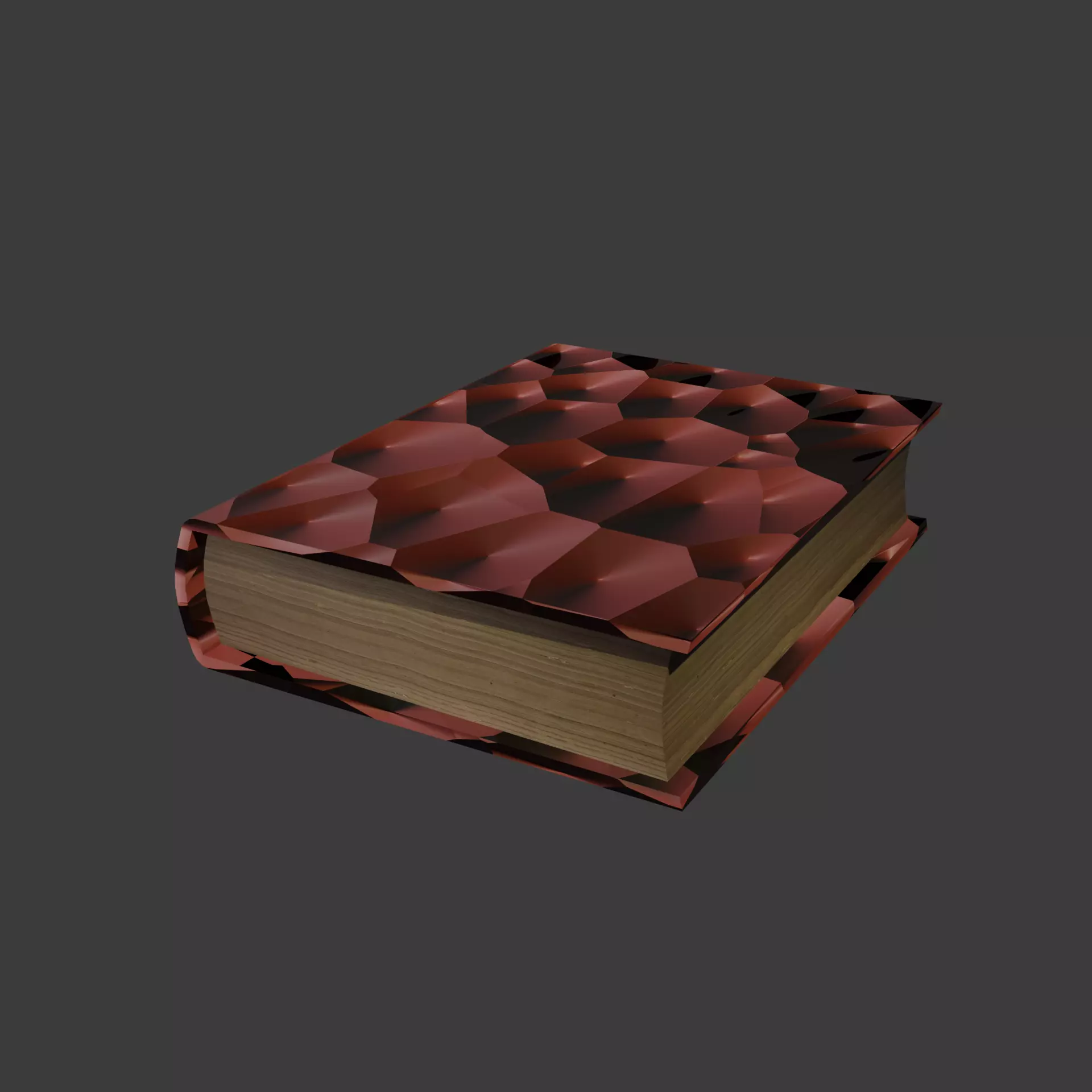 Closed book 3D model_0