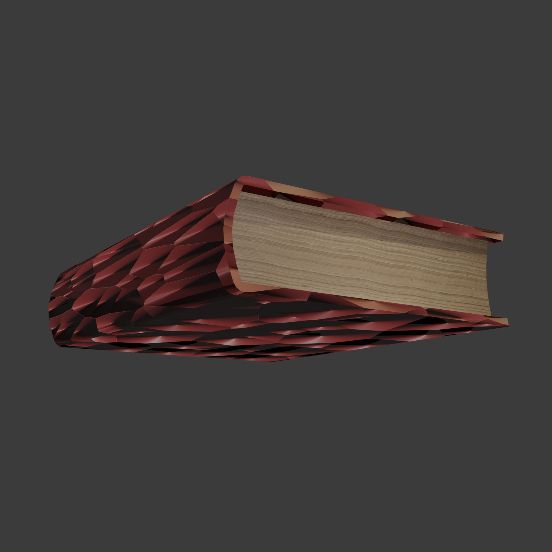 Closed book 3D model_4