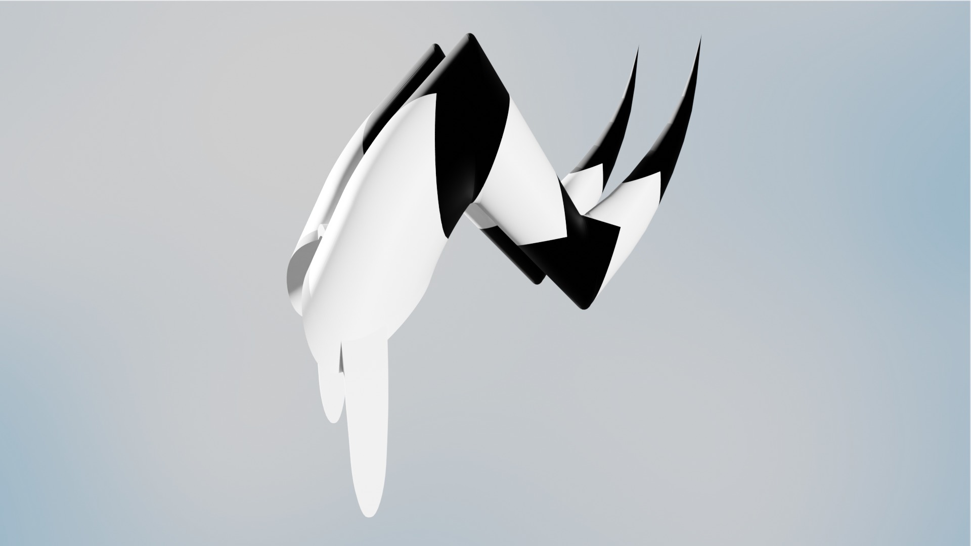 Helluva Boss - Strikers horns  3D print model_1