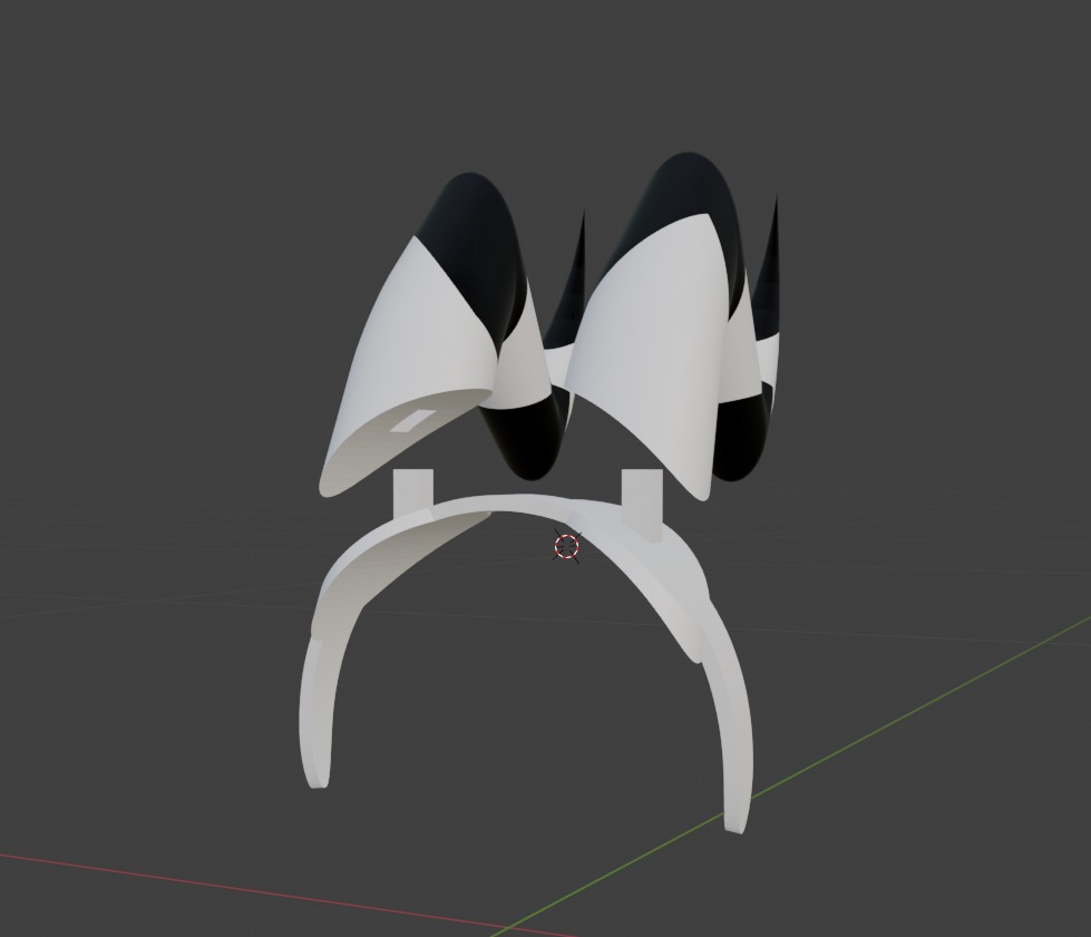 Helluva Boss - Strikers horns  3D print model_5
