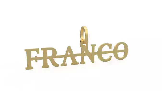 Model 1119 Franco Name Plate