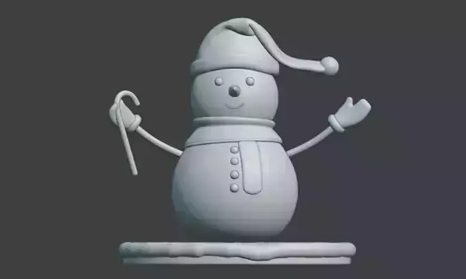 Snowman 3D print model