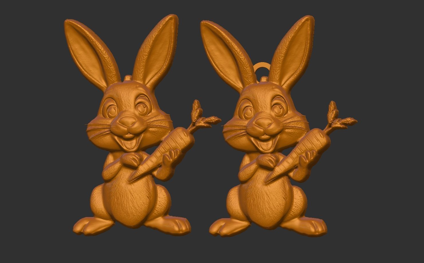 cartoon rabbit cnc  3D print model_5