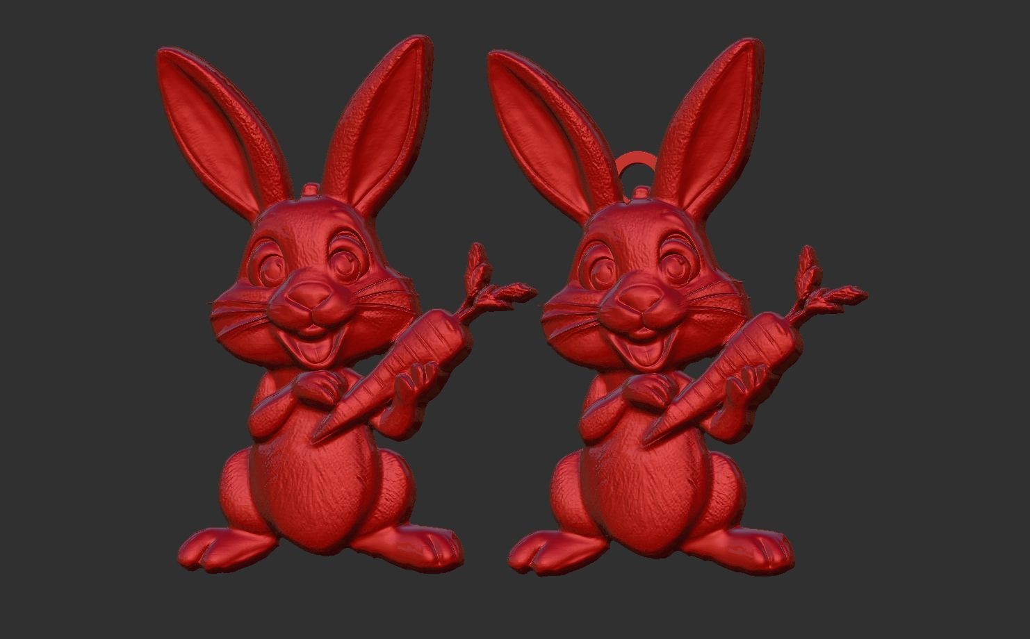 cartoon rabbit cnc  3D print model_8