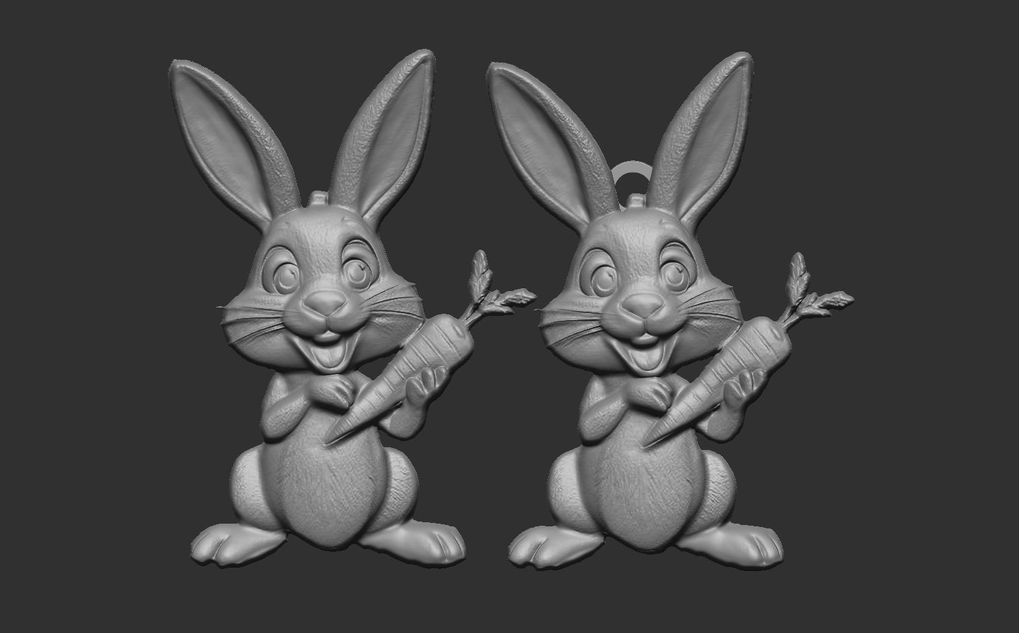 cartoon rabbit cnc  3D print model_10