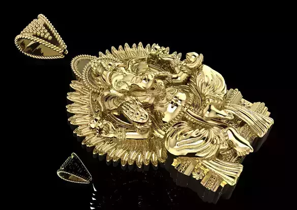 Ganesh pendant  3D print model
