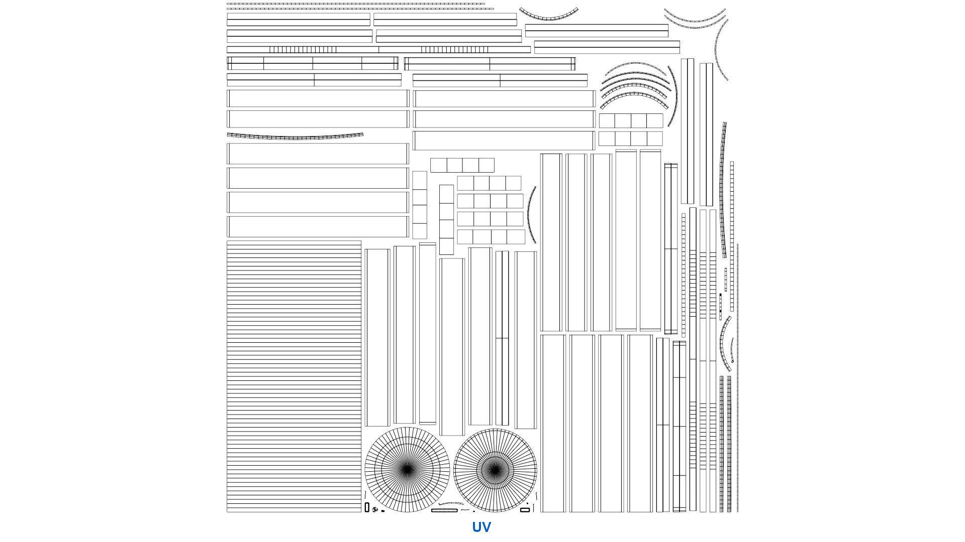 Cardboard Barrel And Pallet 1B Low-poly 3D model_10