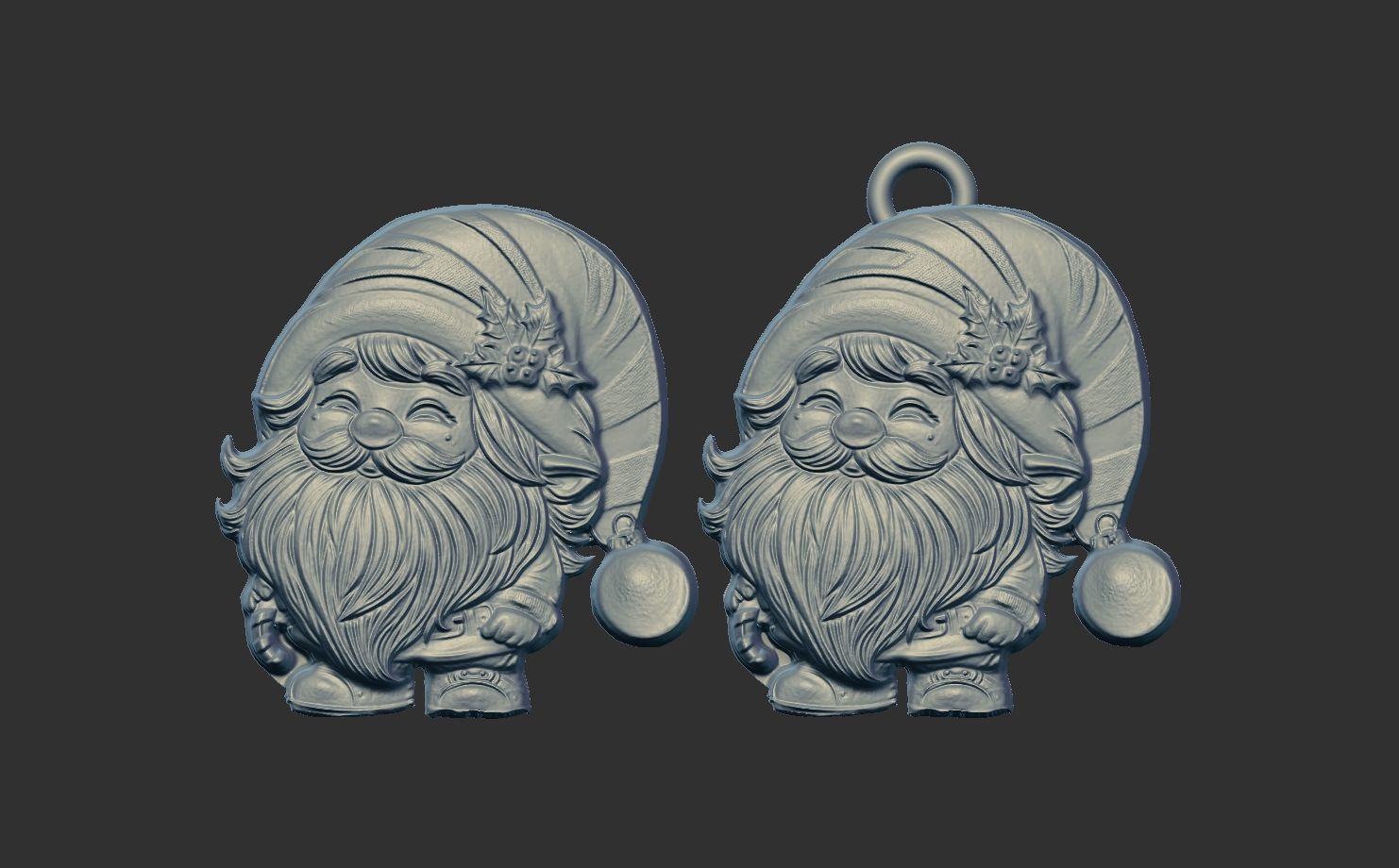 gnome decor  3D print model_2