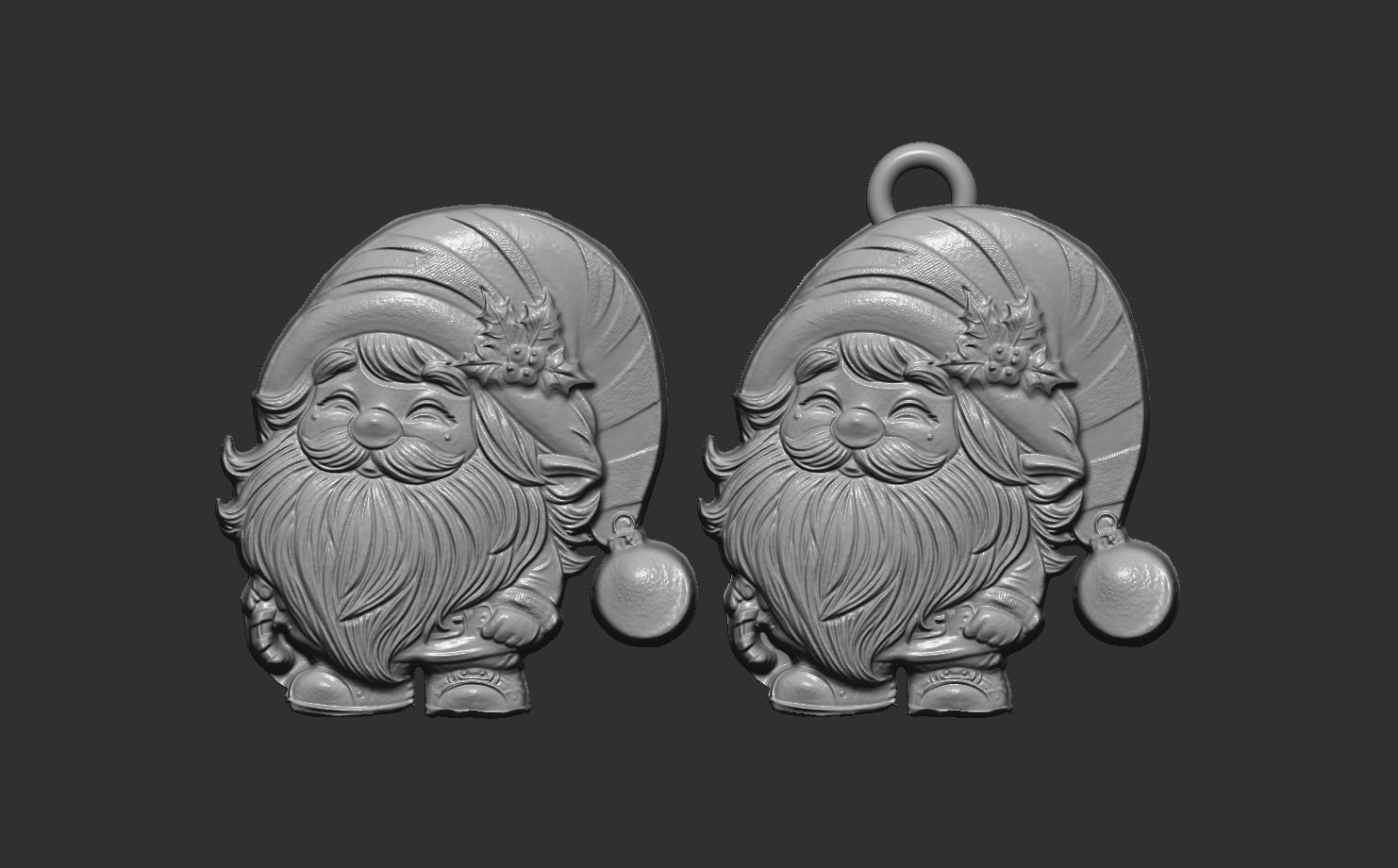 gnome decor  3D print model_7