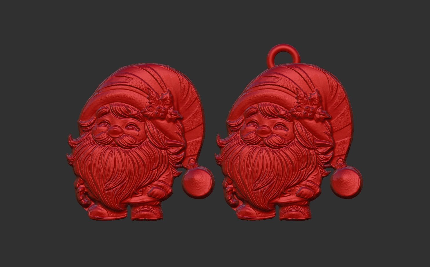 gnome decor  3D print model_3