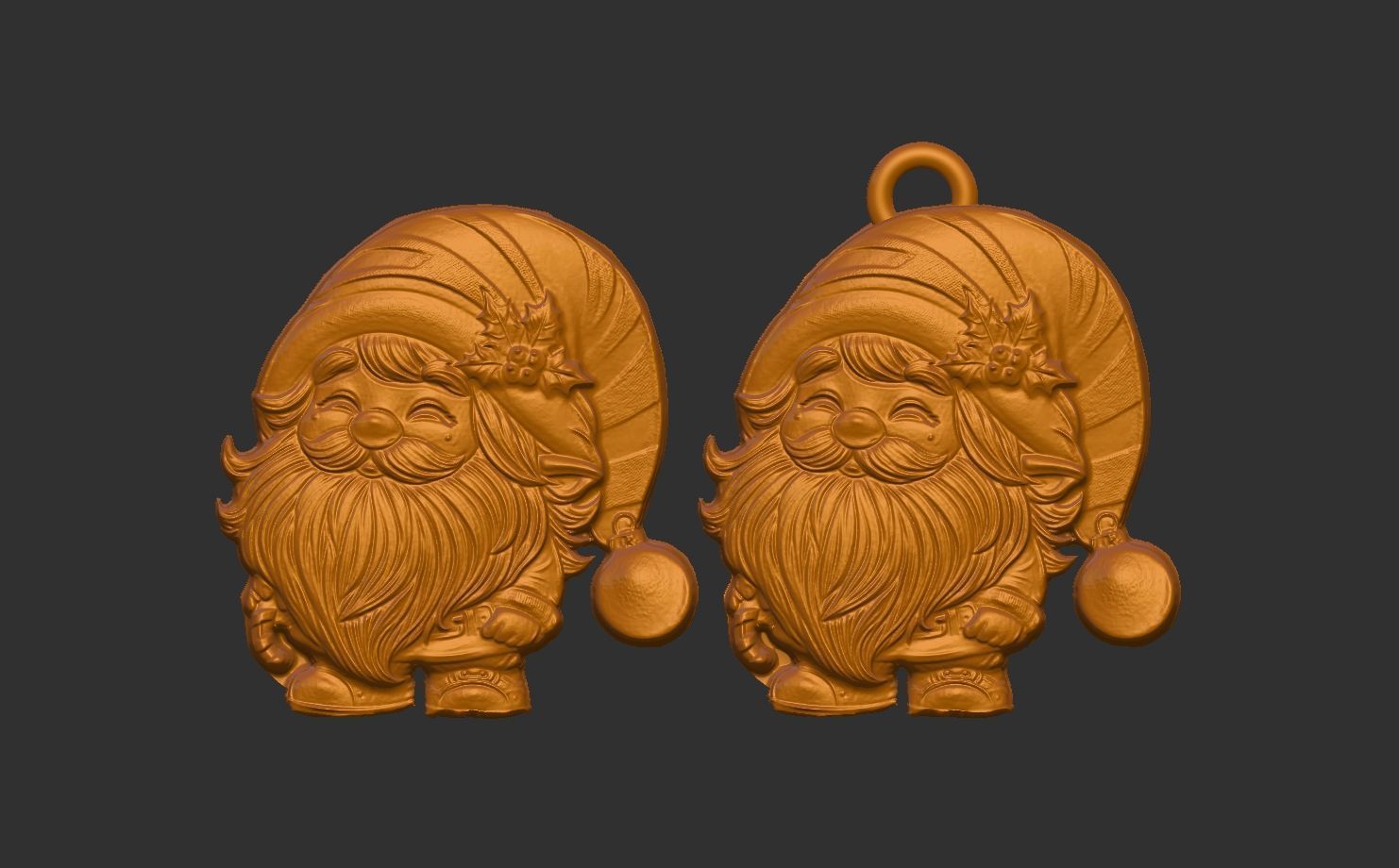 gnome decor  3D print model_9