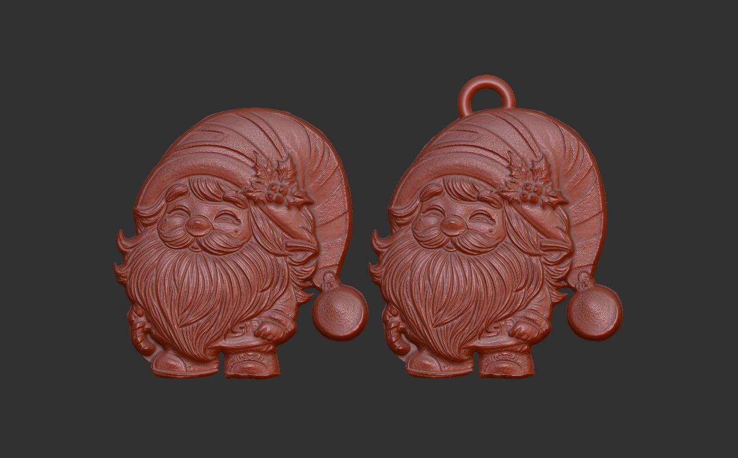 gnome decor  3D print model_6