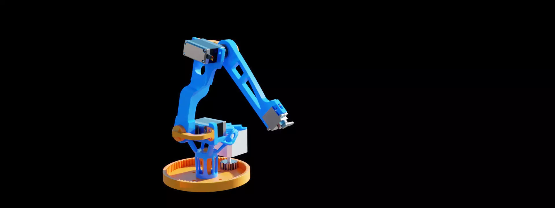 3-DOF Elbow Manipulator 3D print model_0