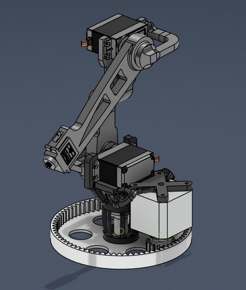 3-DOF Elbow Manipulator 3D print model_2