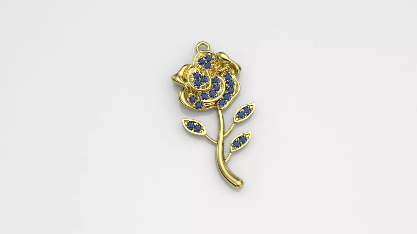 Flower Necklace Free 3D print model