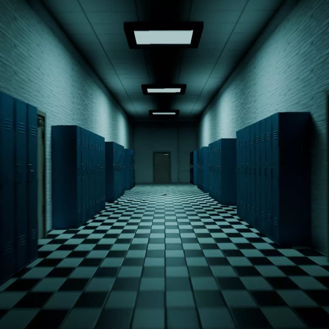 Horror Scene Free 3D model_0