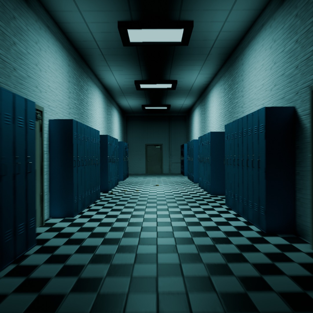 Horror Scene Free 3D model_1