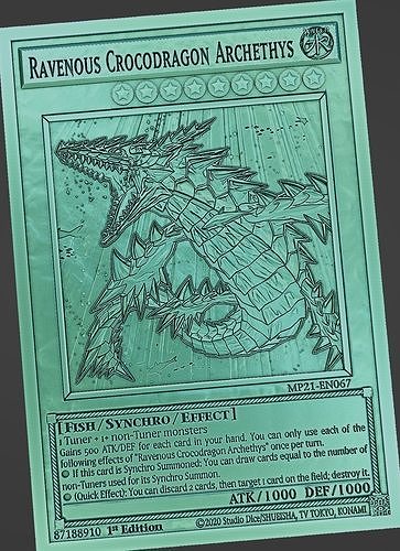 Ravenous Crocodragon Archethys - yu-gi-oh Free 3D print model