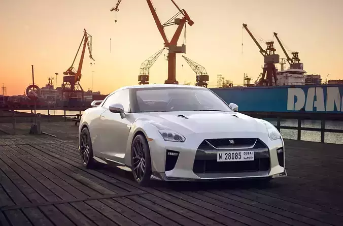 Nissan GTR 2017 3D Model 3D model