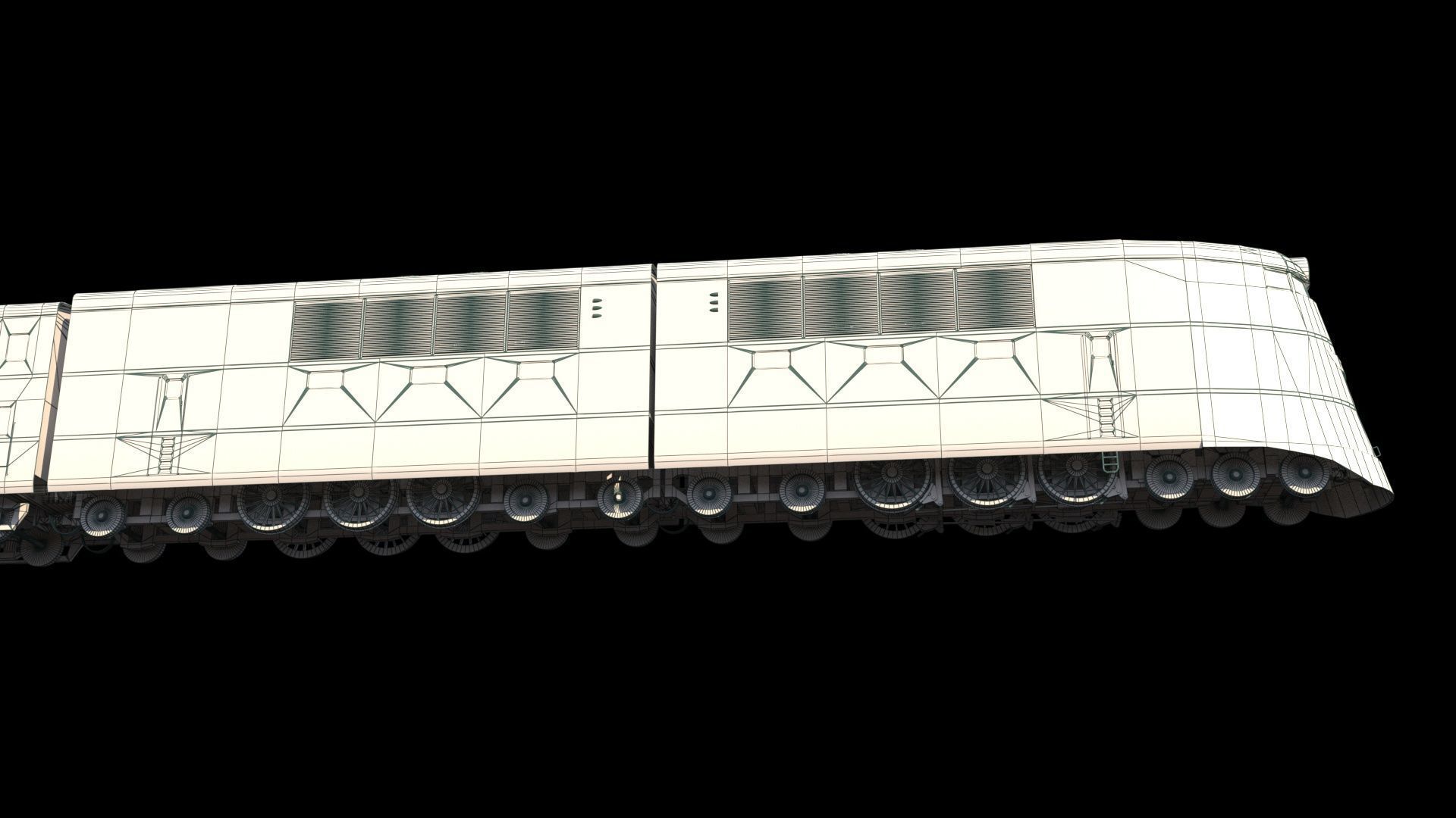 Breitspurbahn locomotive henschel 3D model_18