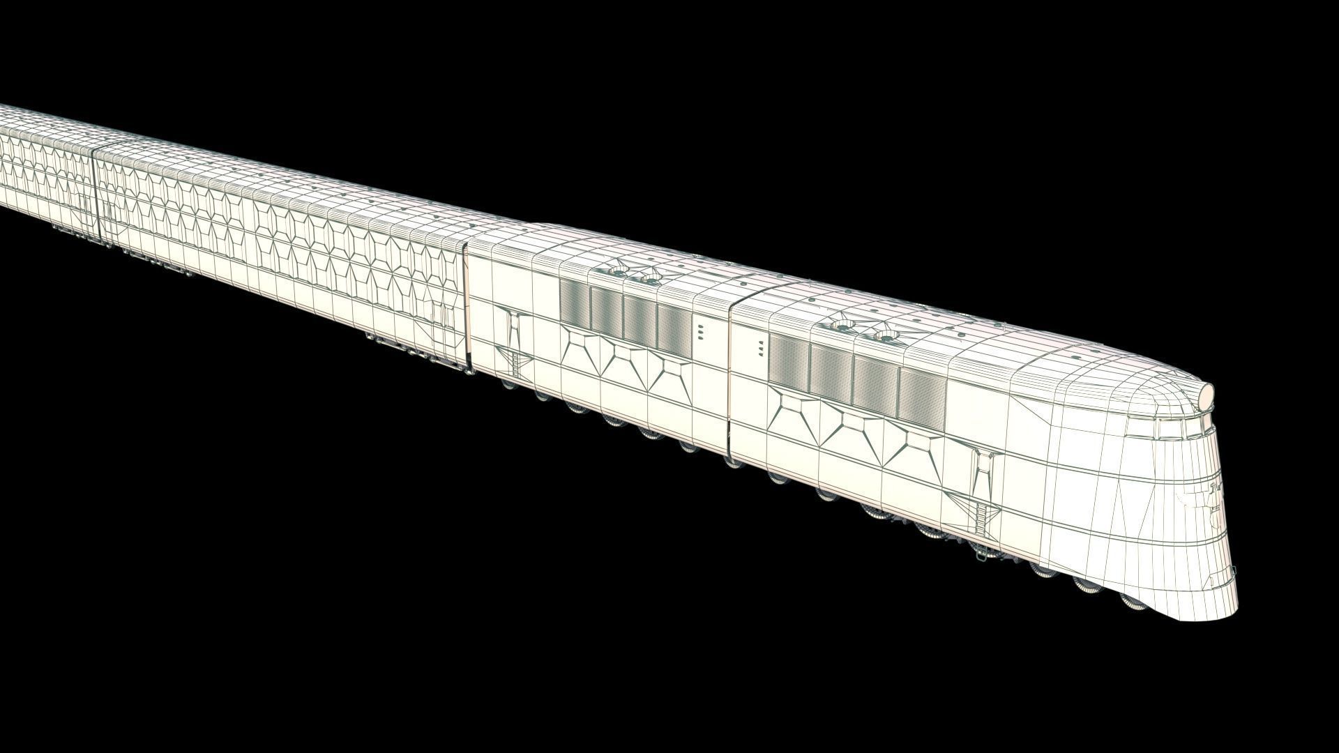 Breitspurbahn locomotive henschel 3D model_16
