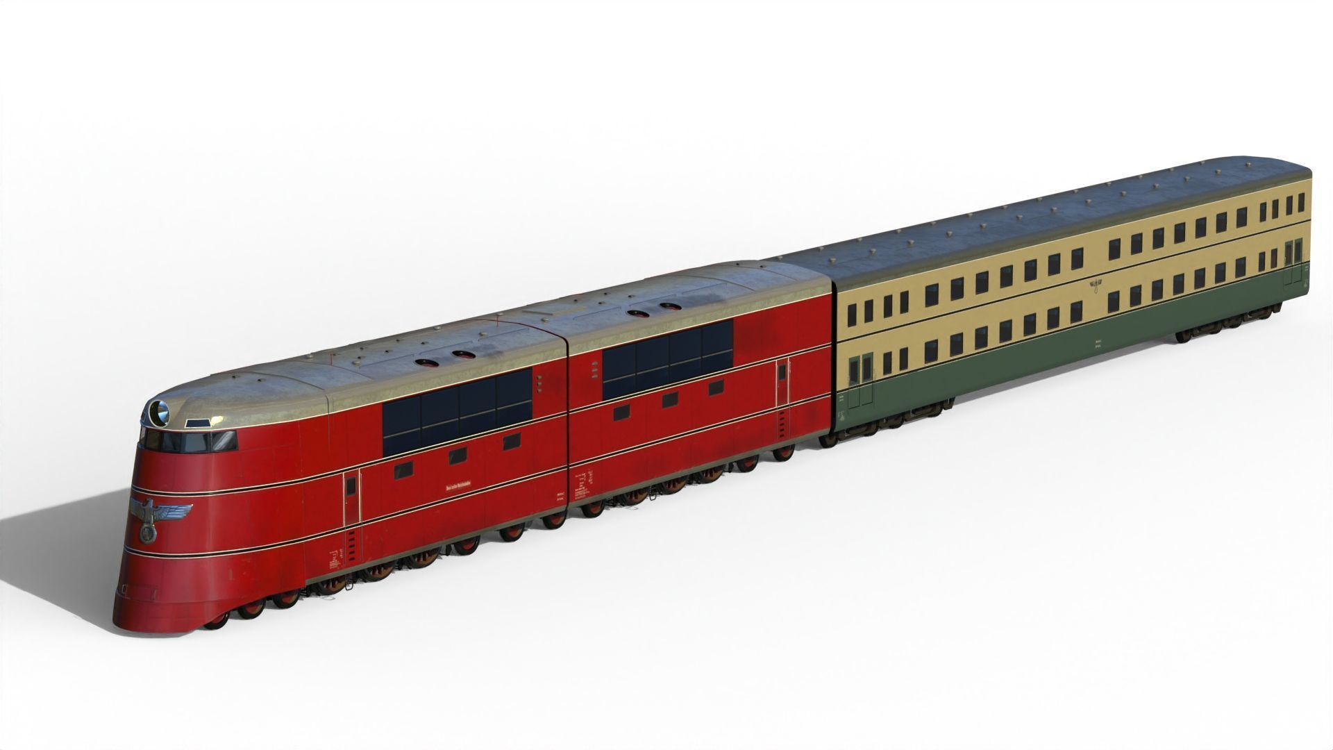 Breitspurbahn locomotive henschel 3D model_11