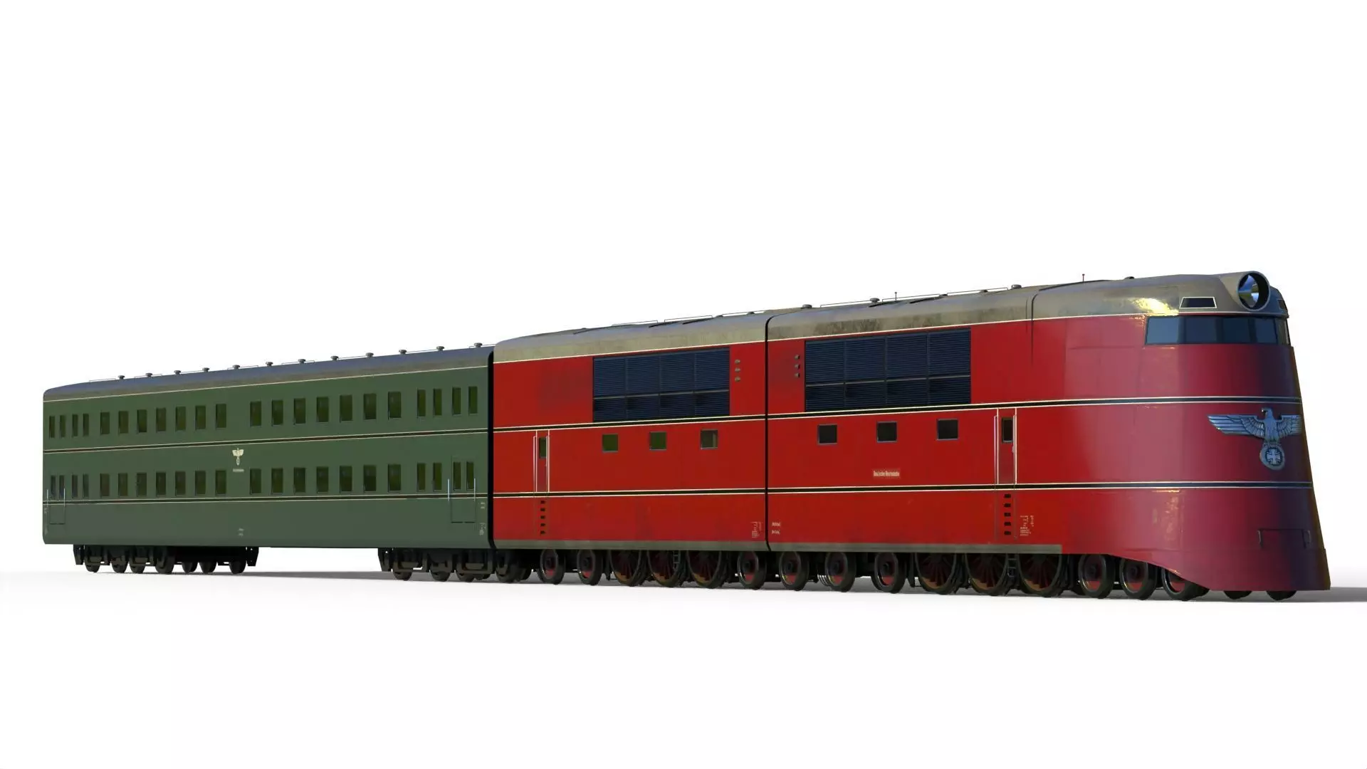 Breitspurbahn locomotive henschel 3D model_0