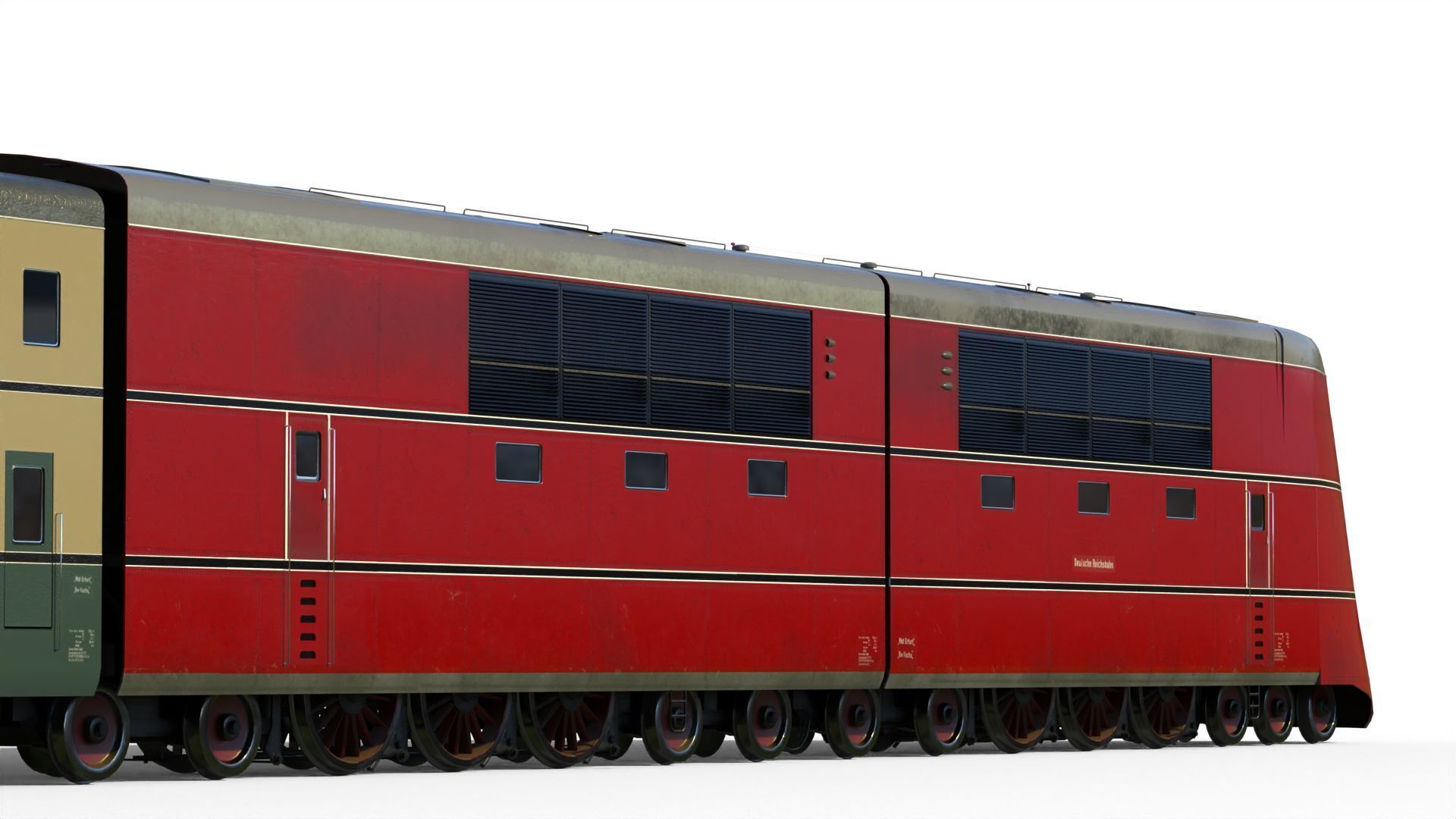 Breitspurbahn locomotive henschel 3D model_3