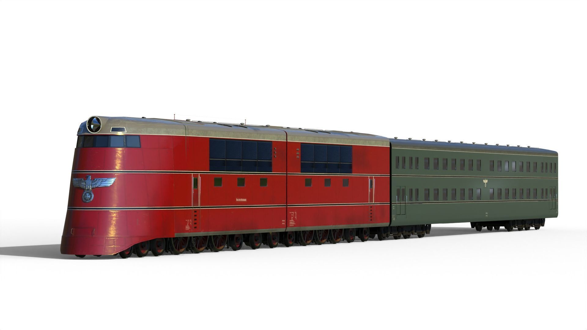 Breitspurbahn locomotive henschel 3D model_6