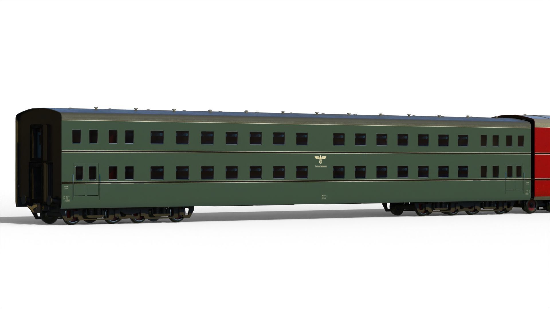Breitspurbahn locomotive henschel 3D model_5